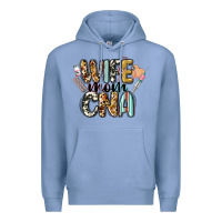 Colony Blue wife mom cna Premium Hoodie - CowGirlArtShop