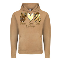 Vintage Camel Peace love cure Bone Cancer Vintage Hoodie - NancyCooperArtShop