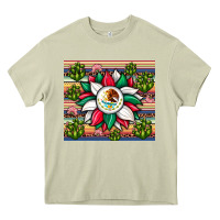 Mossy sunflower mexican flag tumbler Heavy Core Tee - JahusDesignShop