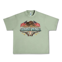 Oil Green make america cowboy again Urban Heavy Tee - NancyCooperArtShop