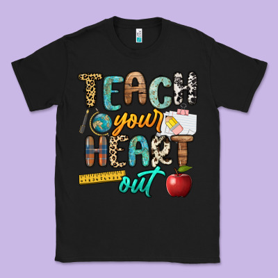 Teach Your Heart Out Classic Tee Designed By Nancycooperartshop