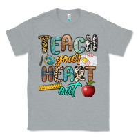 Heather Grey teach your heart out Classic Tee - NancyCooperArtShop