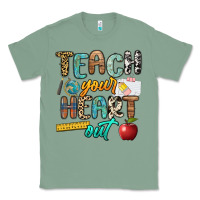 Sage teach your heart out Classic Tee - NancyCooperArtShop