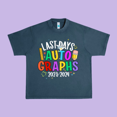Last Days Auto Graphs Urban Heavy Tee Designed By Jahusdesignshop