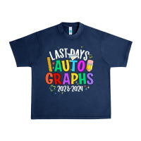 Navy last days auto graphs Urban Heavy Tee - JahusDesignShop