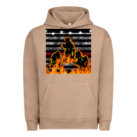 Pigment Burro american firefighters seamless pattern Urban Hoodie - BundleAndBundleShop