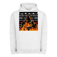 Pigment Lunar Rock american firefighters seamless pattern Urban Hoodie - BundleAndBundleShop