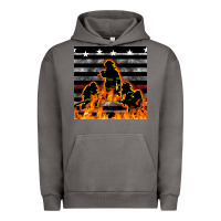 Pigment Tornado american firefighters seamless pattern Urban Hoodie - BundleAndBundleShop