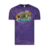 Cloud Purple created with a purpose Vintage Tee - NancyCooperArtShop