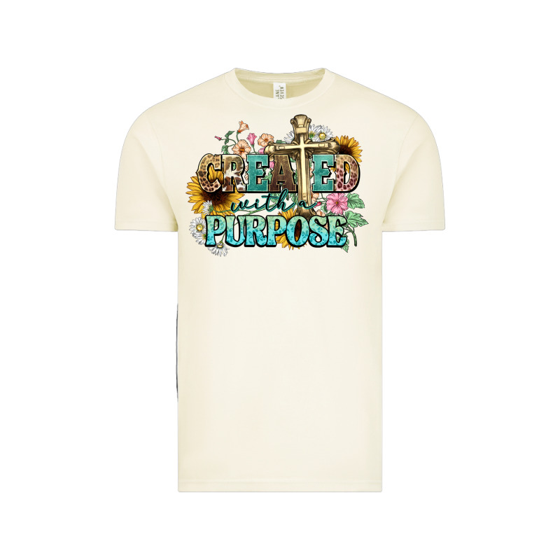 Created With A Purpose Vintage Tee by NancyCooperArtShop | Teevron