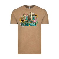 Vintage Coffee created with a purpose Vintage Tee - NancyCooperArtShop