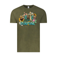 Vintage Olive created with a purpose Vintage Tee - NancyCooperArtShop