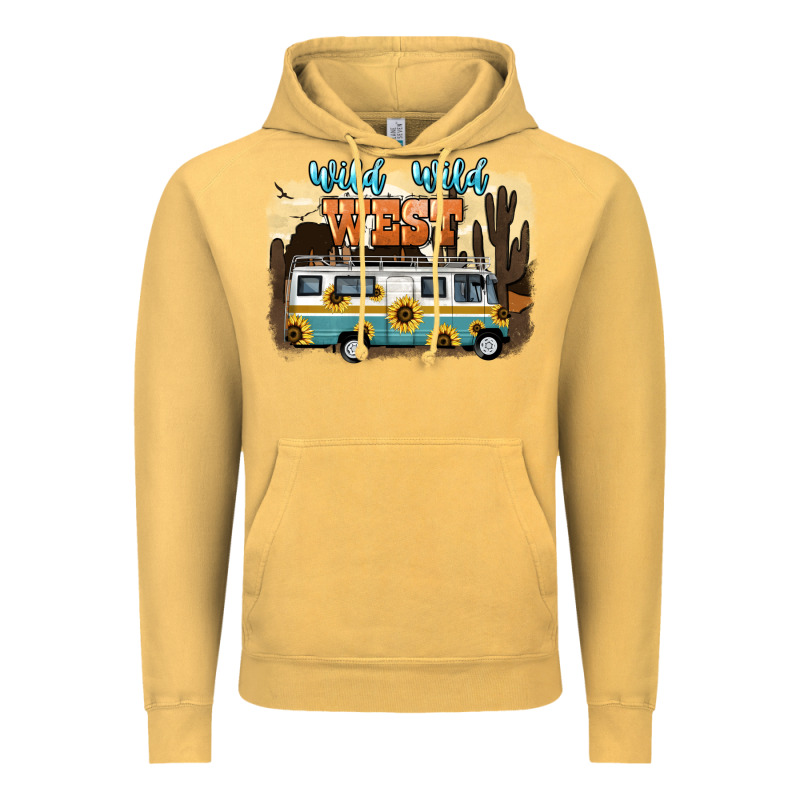 Wild Wild West Vintage Hoodie by NancyCooperArtShop | Teevron