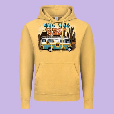 Wild Wild West Vintage Hoodie Designed By Nancycooperartshop