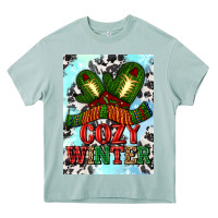 Arona cozy winter with gloves and scarf Heavy Core Tee - AdoDesignShop