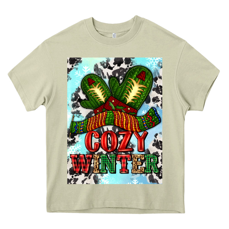 Cozy Winter With Gloves And Scarf Heavy Core Tee by AdoDesignShop | Teevron