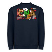 Navy Christmas CNA Certified Nursing Assistant Heavyweight Sweatshirt - LillyAllenDesigns