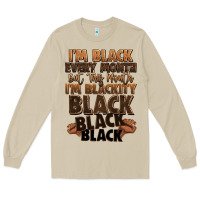 Mushroom im black every month but this month im blackity bl Long Sleeve Tee - LillyAllenDesigns