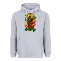 Heather Grey I am Black History Heavyweight Hoodie - HowdyJamesFarm