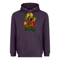 Plum I am Black History Heavyweight Hoodie - HowdyJamesFarm