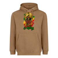 Toasted Coconut I am Black History Heavyweight Hoodie - HowdyJamesFarm