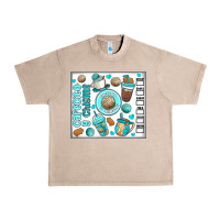 French Oak cafecito y chisme Urban Heavy Tee - MaliasSmallBusiness