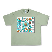 Oil Green cafecito y chisme Urban Heavy Tee - MaliasSmallBusiness