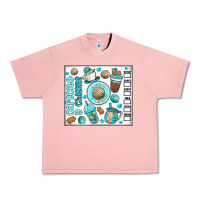 Salmon cafecito y chisme Urban Heavy Tee - MaliasSmallBusiness