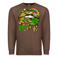 Chestnut St. Patrick's Day lips Premium Sweatshirt - HowdyJamesFarm