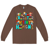 Chestnut Educator of tiny humans Long Sleeve Tee - RanaPortraitStore