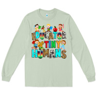 Matcha Educator of tiny humans Long Sleeve Tee - RanaPortraitStore