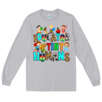 Moon Dust Educator of tiny humans Long Sleeve Tee - RanaPortraitStore