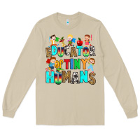 Mushroom Educator of tiny humans Long Sleeve Tee - RanaPortraitStore