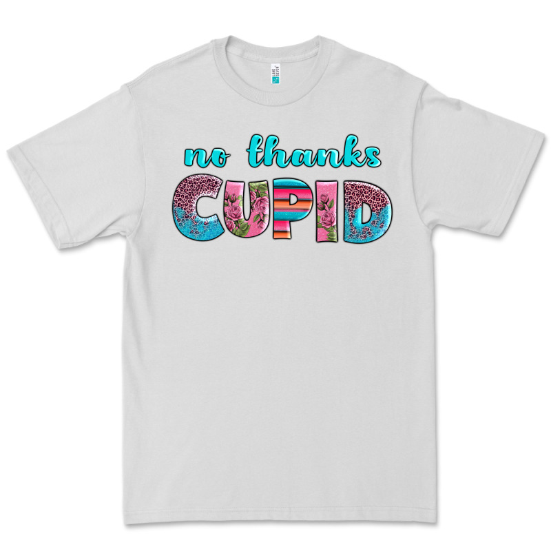 No Thanks Cupid Premium Tee by AdoDesignShop | Teevron