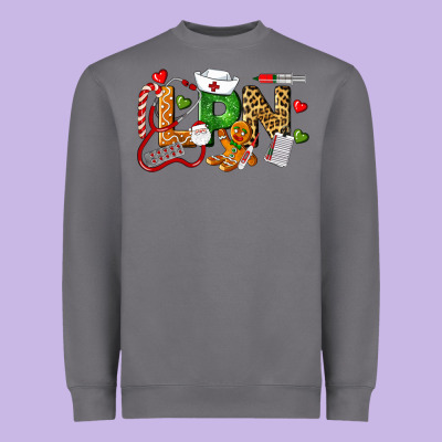Christmas Lpn Certified Nursing Assistant Heavyweight Sweatshirt Designed By Lillyallendesigns