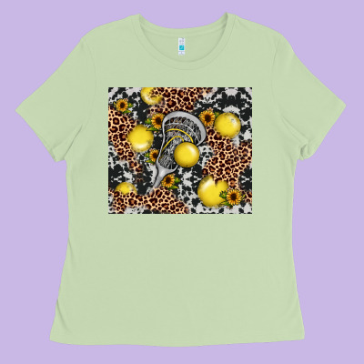 Lacrosse Ladies Tee Designed By Jahusdesignshop