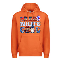 Carrot Red white cool with gnomies 4th of july Premium Hoodie - HowdyJamesFarm