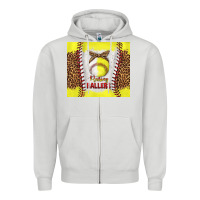 Dove Grey raising ballers with baseball and softball leopard tumbler tbs Zipper Hoodie - TumblerDesignByShophia