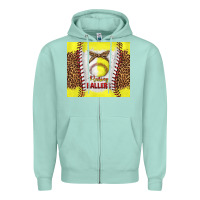 Seafoam raising ballers with baseball and softball leopard tumbler tbs Zipper Hoodie - TumblerDesignByShophia