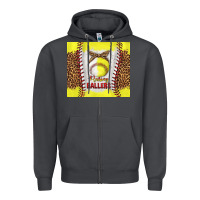 Smoke raising ballers with baseball and softball leopard tumbler tbs Zipper Hoodie - TumblerDesignByShophia