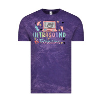 Cloud Purple ultrasound technician Vintage Tee - MaliasSmallBusiness
