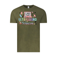 Vintage Olive ultrasound technician Vintage Tee - MaliasSmallBusiness