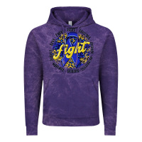 Cloud Purple fight colorectal cancer Vintage Hoodie - NancyCooperArtShop