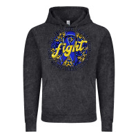 Vintage Black fight colorectal cancer Vintage Hoodie - NancyCooperArtShop