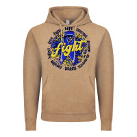 Vintage Coffee fight colorectal cancer Vintage Hoodie - NancyCooperArtShop