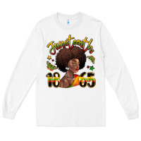 White juneteenth 1865 black woman Long Sleeve Tee - LillyAllenDesigns