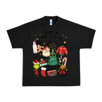 Black merry christmas Urban Heavy Tee - MaliasSmallBusiness
