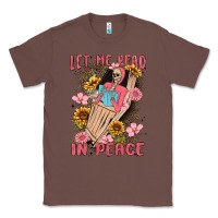 Chestnut let me read in peace Classic Tee - MaliasSmallBusiness
