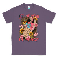 Lavender let me read in peace Classic Tee - MaliasSmallBusiness