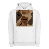 Pigment Lunar Rock melanin raised fist seamless pattern Urban Hoodie - BundleAndBundleShop